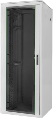 DIGITUS Netzwerkschrank Varioflex-N Serie, 800 x 1000mm (BxT), 19 Zoll, 42HE, Grau