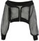 Rave Outfit Damen Langarm Netzoberteil Bauchfreies Mesh Netz Oberteil Frauen Crop Top Teenager Mädchen Sweatshirt mit Kapuze Techno Neon Party Streetwear Hip Hop Kleidung Clubwear Schwarz-B M