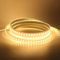 KISUFU 220V Tiras LED,COB SMD 2835 120 LEDs/m,Cada Corte de 1m,IP65 Impermeable,LED Cocina Lights para Escalera de Techo Blancas Tira, gabinete, armario y más, cocina.15M,Blanco cálido