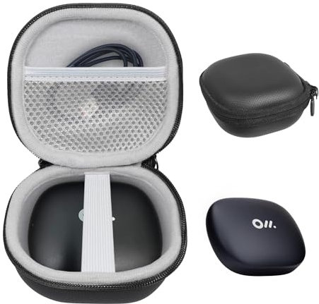 CaseSack Open Ear Headphones Case for Oladance OWS Pro Open Ear Headphones, OWS 2, OWS 1 Open Ear Headphones with Travel Charging Case (Black)
