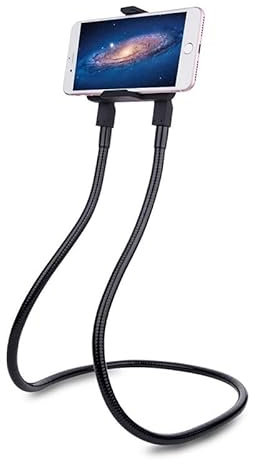 KYF Support Smartphone Universel Flexible et Amovible : Rotation 360°, Col de Cygne – Solide, Compact, Transportable – Compatible iPhone, Samsung, Xiaomi, Sony, LG.