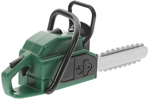 ibasenice Dollhouse Miniature Chainsaw Mower in Pvc for Simulation Doll Play Toy Micro Landscape