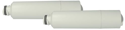 vhbw 2x Wasserfilter Filterkartusche Filter kompatibel mit Samsung RH22H9010SR, RH30H9500SR, RH57H90507F, RH57H90507F/EG, RH57H90707FEG Kühlschrank