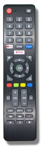 Ersatz Fernbedienug für Blaupunkt TV RMC/CBU/0009N | BS40F2012NEB | BS42F2242NEB | BS43U3012OEB | BS49U3122OEB | BKS43U3012O00EB74N