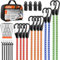 Premium 28-Piece Bungee Cords Assortment with Hooks (10 to 48 Inch)