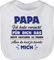 Shirtracer Baby Lätzchen - zum Vatertag - Papa ich habe versucht das Geschenk zu finden schwarz/dunkelblau - Unisize - Weiß - papatagsgeschenk du hast ja vatertagsgeschenk mich daddy perfekte väter