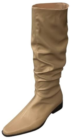 Stivali Bianchi Stivali Donna con Tacco Alto Stivali Neri Donna Stivali Texani Donna Estivi con Tacco Anfibi Donna Estivi Stivaletti Bassi Donna Felmini Stivali Texani Donna