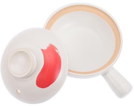 COLLBATH Casserole Soup Pottery Clay Stew Pot Kitchen Cookwares Home Stove Pot for Cooking Gas Electric Hob