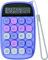 Calcolatrice Portatile Kukajoy, 10 Cifre, Display LCD, Colori Assortiti (Viola)