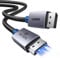 UGREEN 16K Displayport Kabel 2.1 16K 10K 60Hz 8K 120Hz 4K 240Hz 165Hz 144Hz, DP kabel 80Gbps mit HDR, FreeSync, G-Sync, DSC 1.2a, HDCP 2.2 für PC, HDTV, Gaming Monitor (0,5M)