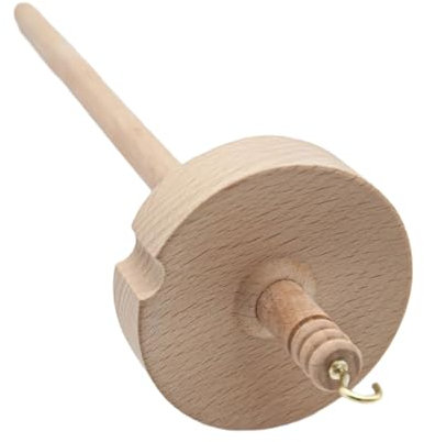 Limtula Holzspindel Top Whorl Garn Spinner zum Häkeln von Wolle Garn Herstellung