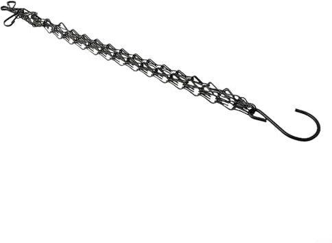 Metal Chain Hooks for Hanging Flower Pots, Baskets, and Lanterns Replacement Solution (45.5CM)