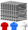 1328 Pieces Iron-On Letters and Numbers A-Z Iron-On Letters for Textiles 0-9 Numbers for Ironing Black Waterproof Vinyl Letters Iron-On Patches for Clothing T-Shirt Printing DIY