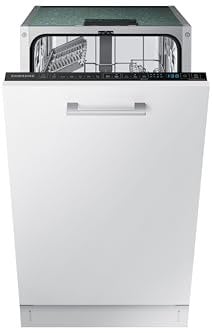 Samsung Series 5 Fully Integrated Slimline Dishwasher - Black Control Panel with Fixed Door Fixing Kit - D Rated
