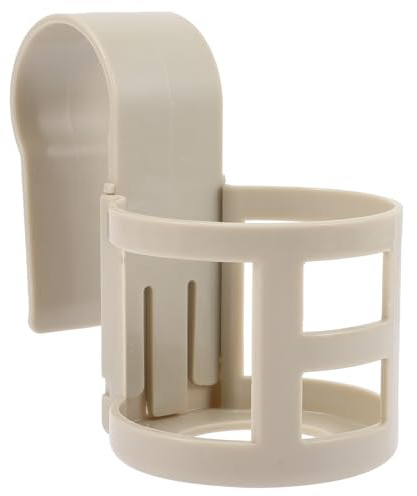 BESPORTBLE Porte-gobelet Piscine Clip pour Barres Rondes Jusqu à Support Boisson Plastique Léger Accessoire pour Bord de Piscine Extérieur