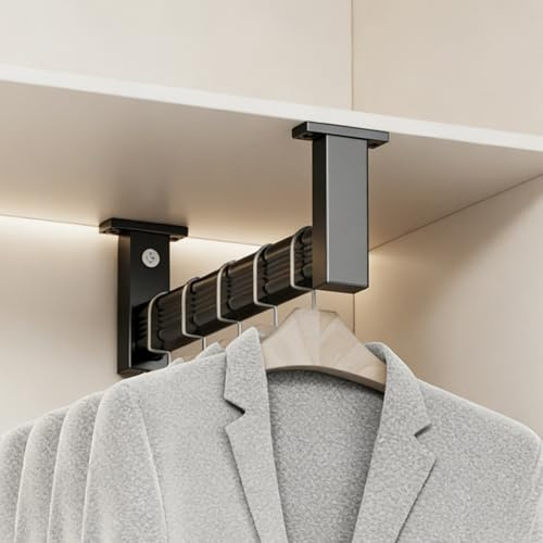 Ampolliera Sotto Pensile, Barra Appendiabiti A Forma Di U/L, Elevata Capacità Di Carico, Per Uso Domestico, Guardaroba, Ufficio(U-style,25cm/9.8in)