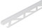 Alberts 476045 Fliesen-Abschlussprofil | Kunststoff, weiß | 2500 x 8 mm