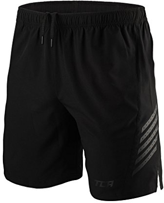TCA Laser Short de Sport Running Léger avec Poches pour Homme - Noir, M