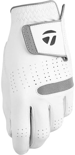 TaylorMade Herren TM18TPFlexGlove Lh L Tour Preferred Flex Handschuh (weiß, Linke Hand, groß), L