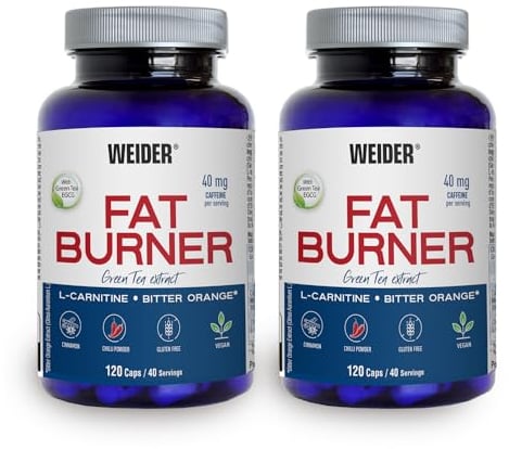 Fat Burner Duplo 2 Unidades 120 capsulas. Ahora adelgazar es más fácil.
