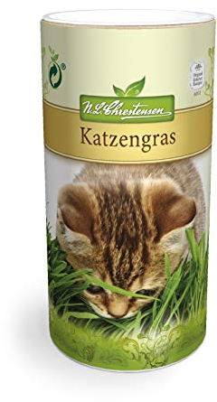 Chrestensen Katzengras für 4-5 m² (Streudose Saatgut) für Katzenbesitzer