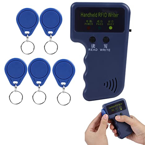 Handheld 125KHz RFID ID-Kartenschreiber, Kopierer Writer Reader für die Zugangskontrolle mit 5 Etiketten