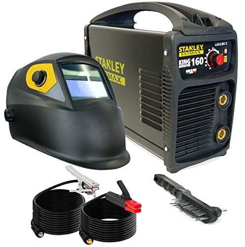 STANLEY – Estación de soldadura KING160 MMA + pasamontañas automáticas 9/13 Factor de marcha 100%