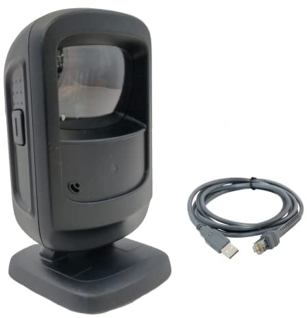 Zebra DS9208 Scanner 2D/1D/QR Barcode Reader, Touchless Scanning Hands-Free (Waive and Scan), Reads Codes on Phone Screen, with USB Cable (Renewed)