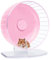 Niteangel Superleise Hamster-Übungsräder: Leise Spinner-Hamster-Laufräder mit verstellbarem Ständer für Hamster, Rennmäuse, Mäuse oder andere Kleintiere (L, Rosa)
