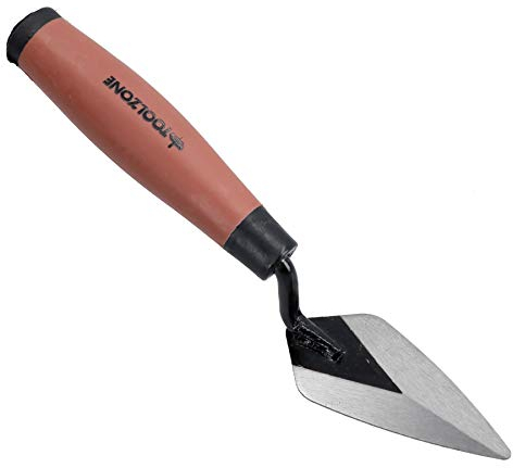 Truelle pointue de 10,2 cm pour brique brique de pose de ciment plâtrage Poignée souple