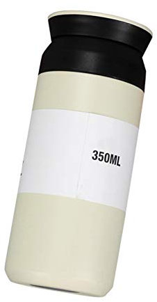 Bodhi2000 Tasse, 350/500 ml, tragbar, Edelstahl, wärmeisoliert, Outdoor, Kaffee, Wasserflasche, Beige, 500 ml