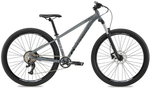 Eastern Bikes Alpaka 29 Leichtgewichts-MTB Mountainbike, 9-Gang, hydraulische Scheibenbremsen, vordere Federung in 4 Rahmengrößen erhältlich (15, Grau)