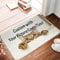 QIYI Personalised Door Mat,Custom Floor Mat with Picture Logo Text Non-Slip Soft Absorbent Entrance Doormat Rug for Entryway, Patio, Hallway, Indoor Outdoor,40x60cm