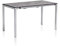 Froschkönig24 Kettler Cubic HPL Gartentisch, ausziehbar, Größe wählbar Silber/Anthrazit, Maße Tischplatte:140 x 70 cm