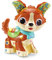 VTech - Titou, Mon Toutou Balade Magique, Chien Interactif à Promener - 18 Mois/4 Ans - Version FR 552565 Multicolore