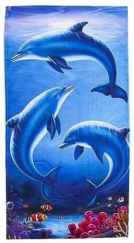 Northwest Classics Strandtuch, 76,2 x 152,4 cm, Delphin-Spiel-Design