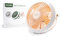 SOLMIRA Ventilateur Portable avec Batterie Rechargeable USB de Type C, Design Intérieur et Extérieur sans Fil, Rose, avec Lumière