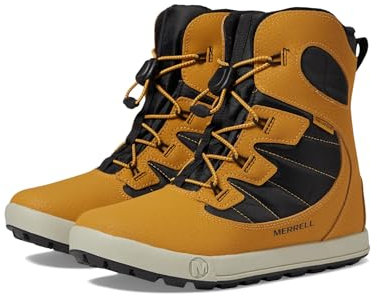 Merrell Snow Bank 4.0 WTRPF, Stivali da Neve Unisex-Bambini e Ragazzi, Wheat, 37 EU
