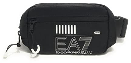 Borsa marsupio Uomo Emporio Armani EA7 Train core Pouch Bag small Shoulder Bag Black/ White Logo UBS23EA11 245082 CC940 Piccola