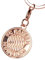 FC Bayern München Schlüsselanhänger- Logo Rosegold - Anhänger Emblem FCB