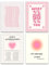 Hwetui Poster mit Aufschrift Daily Affirmations, Lucky You, trendiges, adrettes rosa Leinwandbild, Aura-Wanddekoration für Teenager, Mädchen, Schlafzimmer, Schlafsaal, Wohnzimmer, Badezimmer, 30,5