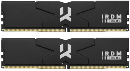 Goodram - DDR5 Speichermodul IRDM 2x32GB KIT 6000MHz CL30 DR DIMM Black V Silver - Intern - DRAM - für PC - Desktop-Computer - Laptop - Gaming - Gamer - Grafikbearbeitung - Speichererweiterung