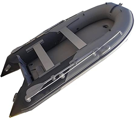 KKMNDE Aufblasbares Schlauchboot, Fischerboot, PVC, zusammenklappbar, mit Luft-Luftboden | Aufblasbares Gummiboot, aufblasbar, tragbar zum Spielen