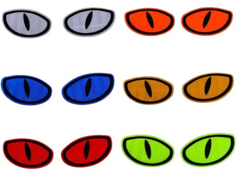 AVUELOI Pegatinas Casco Moto, 12 Piezas Pegatina Reflectiva Reflectante Vinilo, Adhesivo Coches Cascos Motos Ciclomotores Bicicletas, para Coche o Moto, Reflectante Vinilo Adhesivo