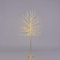 Magie di Natale Albero luminoso Faggio tronco lungo rami a microled luce calda da interno ed esterno (150 cm, Oro)