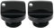 ECSiNG 2pcs Tapa Llenado Aceite Motor Motocicleta M20 X 2,5 Pieza Repuesto CNC Aluminio Tapa Tornillo Tapón Válvula Tapa de Aceite Compatible con Honda Compatible con Yamaha Negro