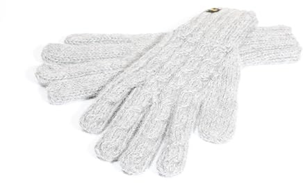 AlpacaOne 100% Alpaka Wolle Strickhandschuhe für Herren und Damen – Warme, Weiche & Atmungsaktive Zopfmuster Handschuhe, Nachhaltig für Kalte Tage