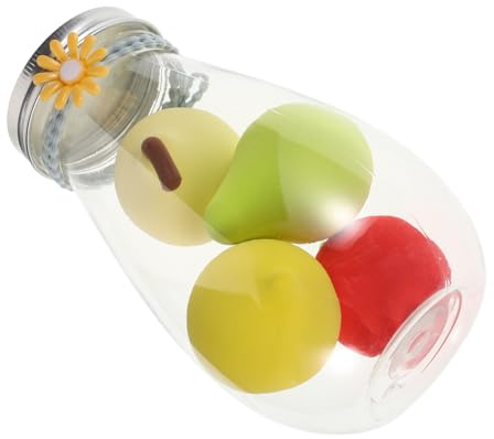 ELAYARD 4pcs Fruit Shaped Makeup Blenders Soft Beauty Sponge Wet and Dry Use Foundation Blending for Facial Makeup at Home Travel