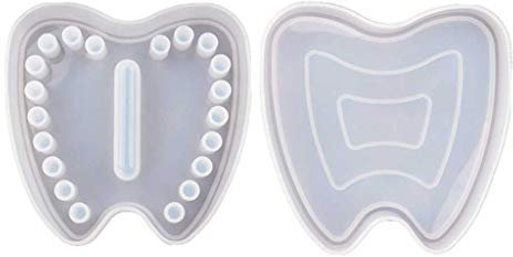 Baby Zähne Lanugo Box Silikonform Zähne Schachtel Kinder Zähne Lagerhalter Flaschen Zum Gedächtnis Des Kindergedächtnisses