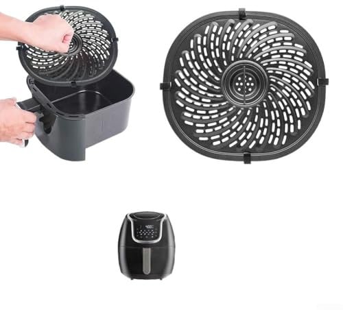 Air Fryer Grill Pan for Instant for Vortex for 4qt Drawers Air Fryer, Replacement Air Fryer Crisper Plate Grill Plate Tray Accessories(1)